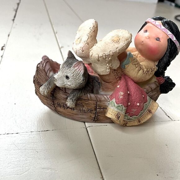 Enesco 1994 Friends of The Feather Little Fish Tale Vintage Collectable Figurine - Picture 2 of 9